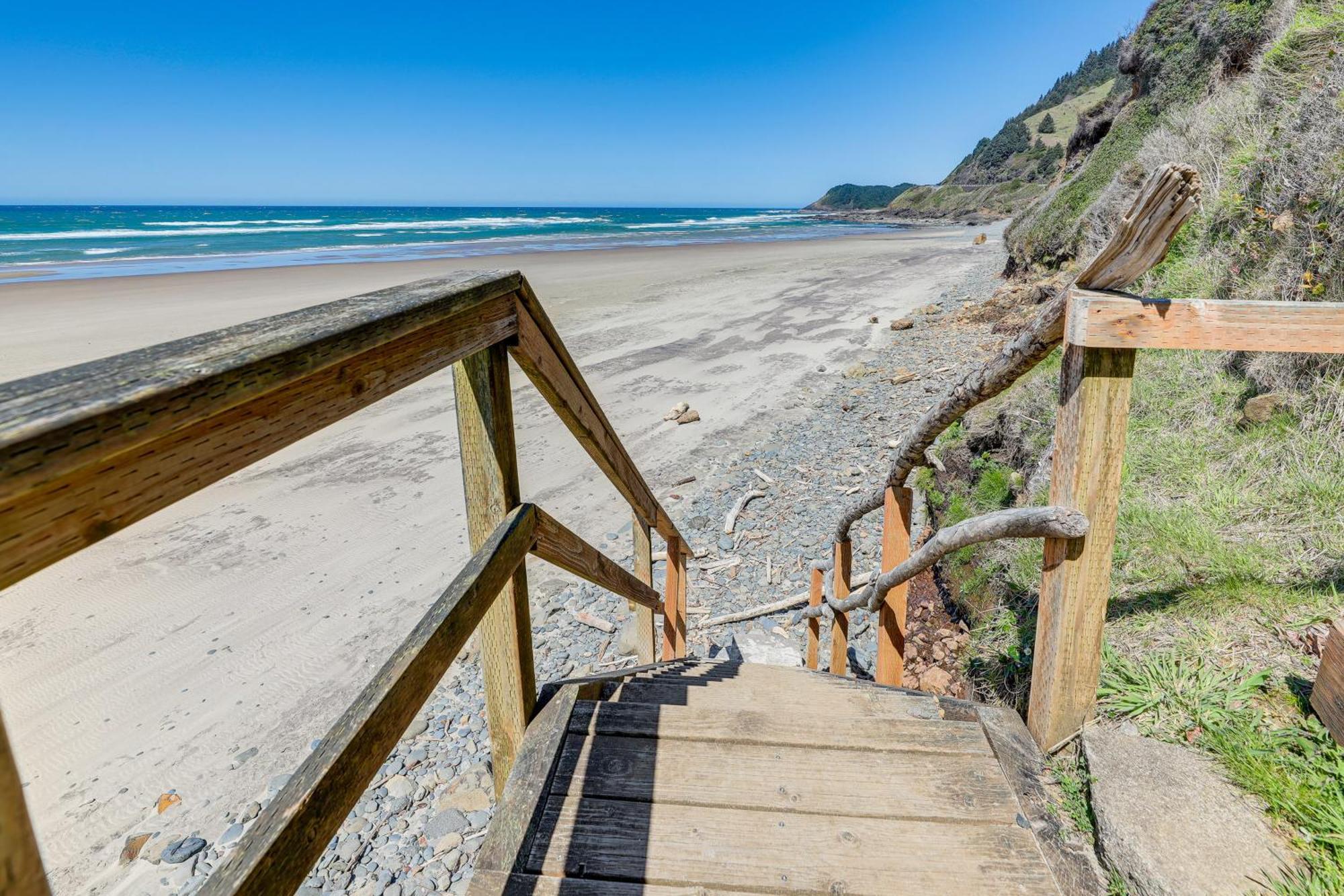 Epic Yachats Escape Oregon Coastline Beach, Views מראה חיצוני תמונה